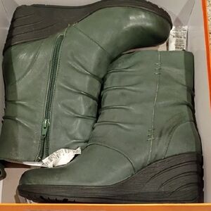 Miz Mooz Green and Purple Boots